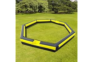 WARSUN 26Ft Gaga Ball Pit Inflatable with Powerful Blower, Portable Gagaball Court for Indoor Outdoor School Family Activitie