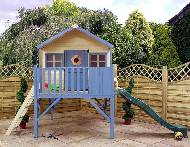 wendy house with slide