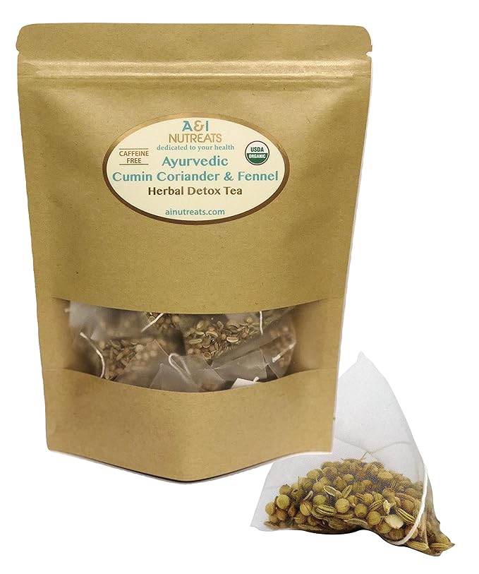 Ayurvedic Cumin, Coriander and Fennel Tea Premium whole