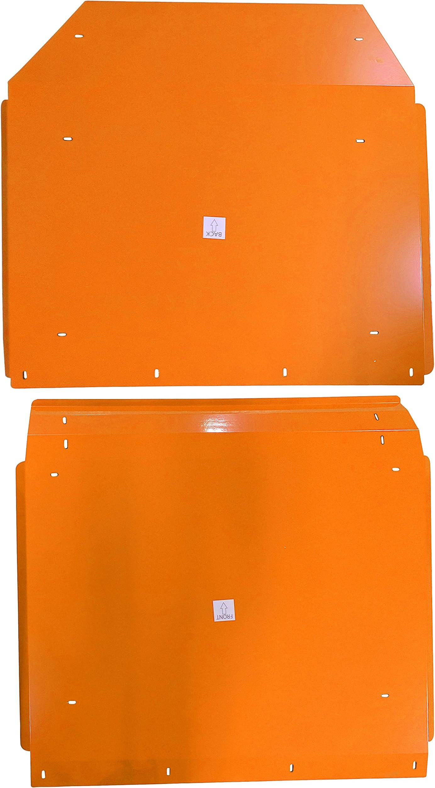 Titan Ramps Aluminum Roof Fits Polaris RZR 4-Door 22 lb. Orange Powder Coated