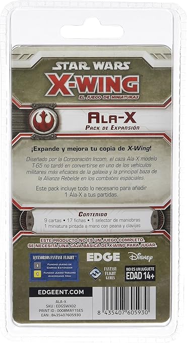 Edge Entertainment- X-Wing: ala-x, 94 x 179 x 62 (EDGSWX02): Amazon.es: Juguetes y juegos