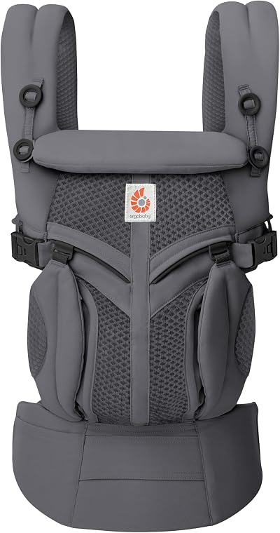 Ergobaby Omni Classic Mesh Baby Carrier 4-Position Charcoal Grey Newborn to