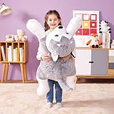 IKASA Large Husky Stuffed Animal Plush 78cm Giant Fluffy Toy Gift view 5