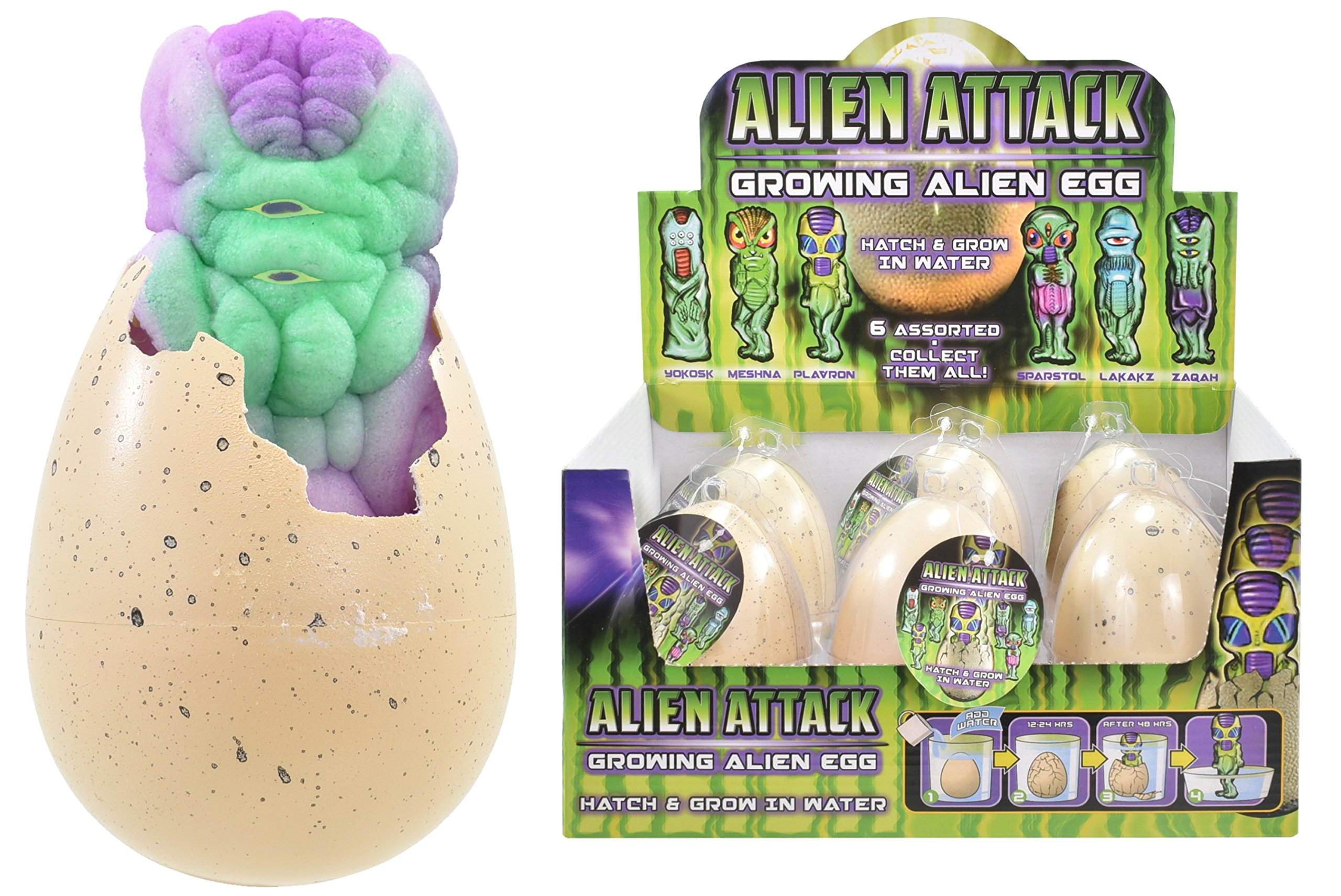 KandyToys Alien Attack Growing Alien Egg - Grow Your Own Alien!