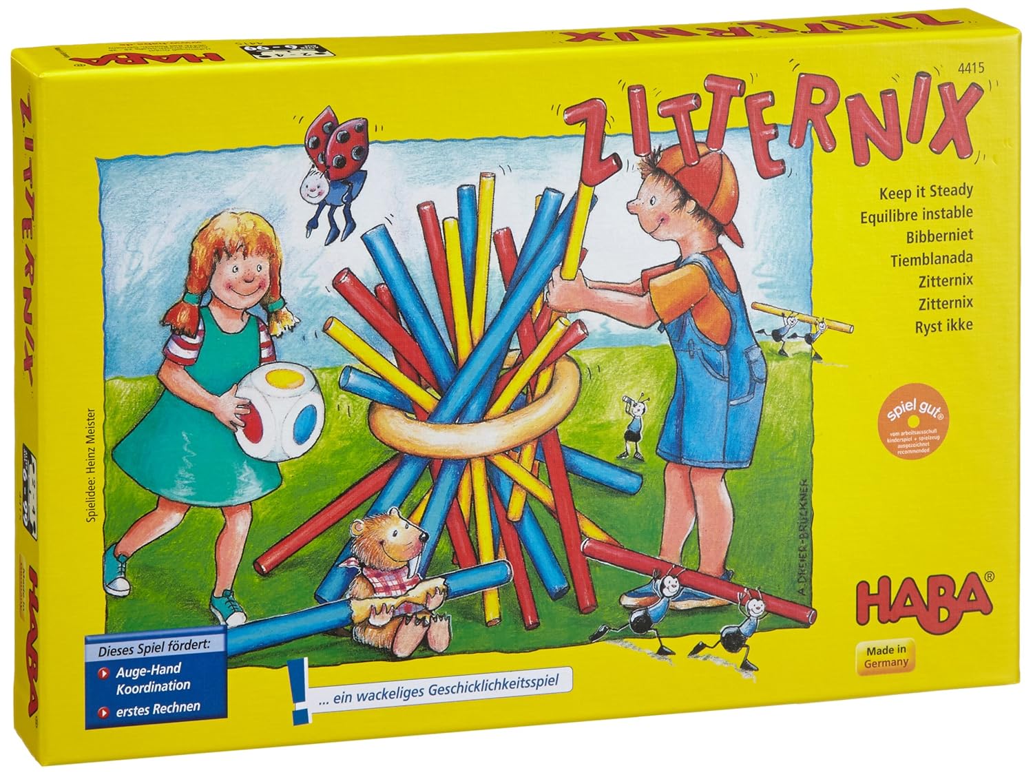 Jeux De Societe Zitternix Haba Jeux de société Jeux de voyage et de poche