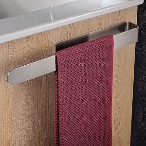 YIGII Toalleros Adhesivo 37CM Toallero para Baño Toalleros Barra Sin Taladro