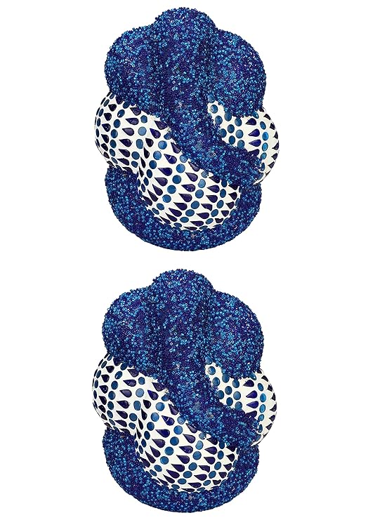 Somil GaneshaWall-A2 7-Watt Ganesha Wall Lamp (Pack of 2, Multicolour, Round)