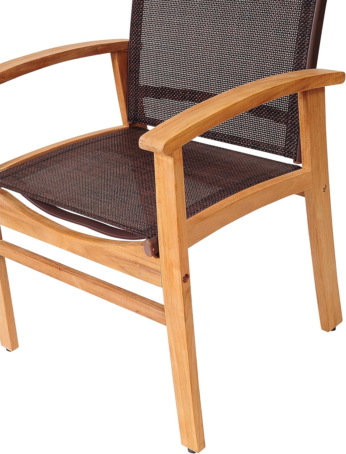 georgetown furniture sc on Amazon Com Amazonia Teak Georgetown Brown Sling Armchair Sc Fort Br Garden Outdoor