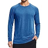 MAGCOMSEN Men's Long Sleeve Shirts UPF 50+ Sun Protection Dry Fit Shirts Athletic Fishing Hiking Workout Rash Guard
