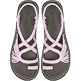 Capana Woven Women's Flat Sandals - Strappy Braided Sandals, Beach Sandals for Women Dressy Summer, Rope Bohemian Sandals, Spring Casual Womens Shoes, Comfy Boho Flats for Teen Girls – Commune