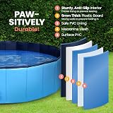 Cool Paws Foldable Paddling Pool for Dogs & Kids – S–XL, Leakproof view 3
