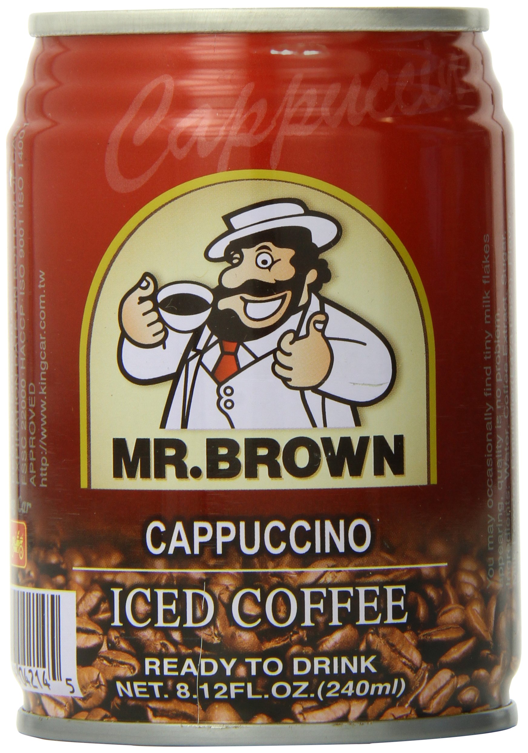 Mr. Brown Iced Coffee, 8.12Ounce (Pack of 24