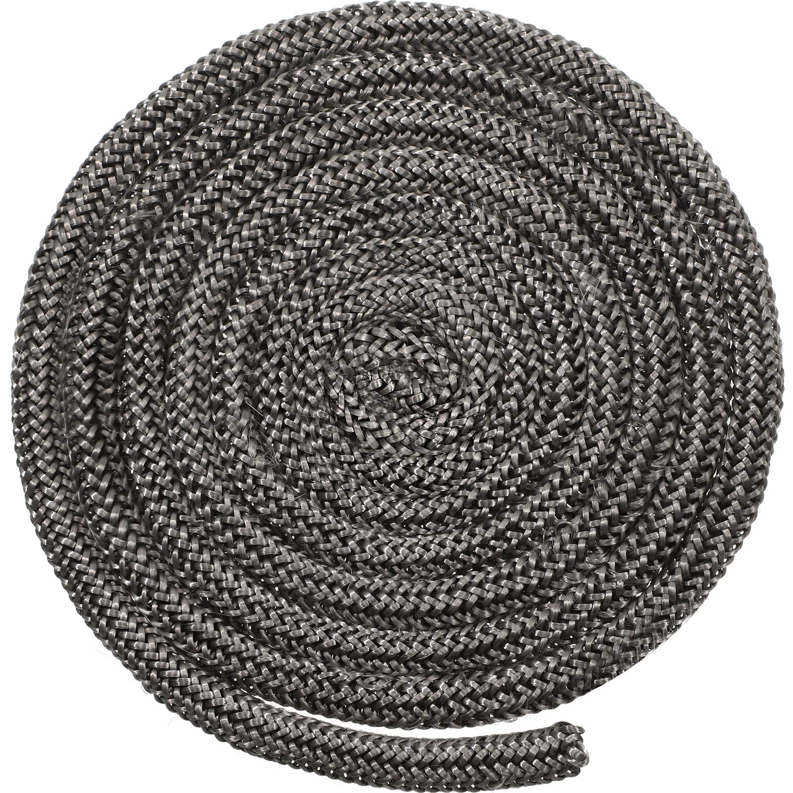 Boao Wood Stove Door Gasket Stove Fiberglass Cord Wood Stove Rope Seal Replacement Gasket for Woodburning Stoves (1/2 x 84 Inch)