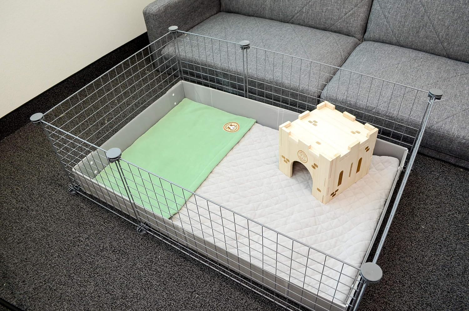 GuineaDad Guinea Pig Fleece Cage Liner Burrowing Pocket Sleeve