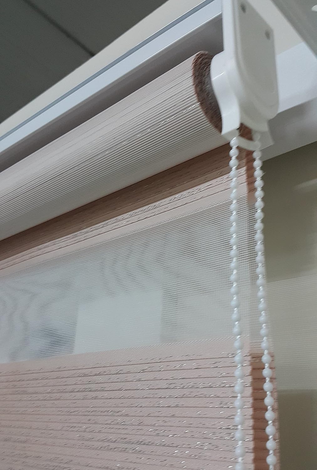 Made To Measure For Pleated Blinds Double Roller Blind With Chain