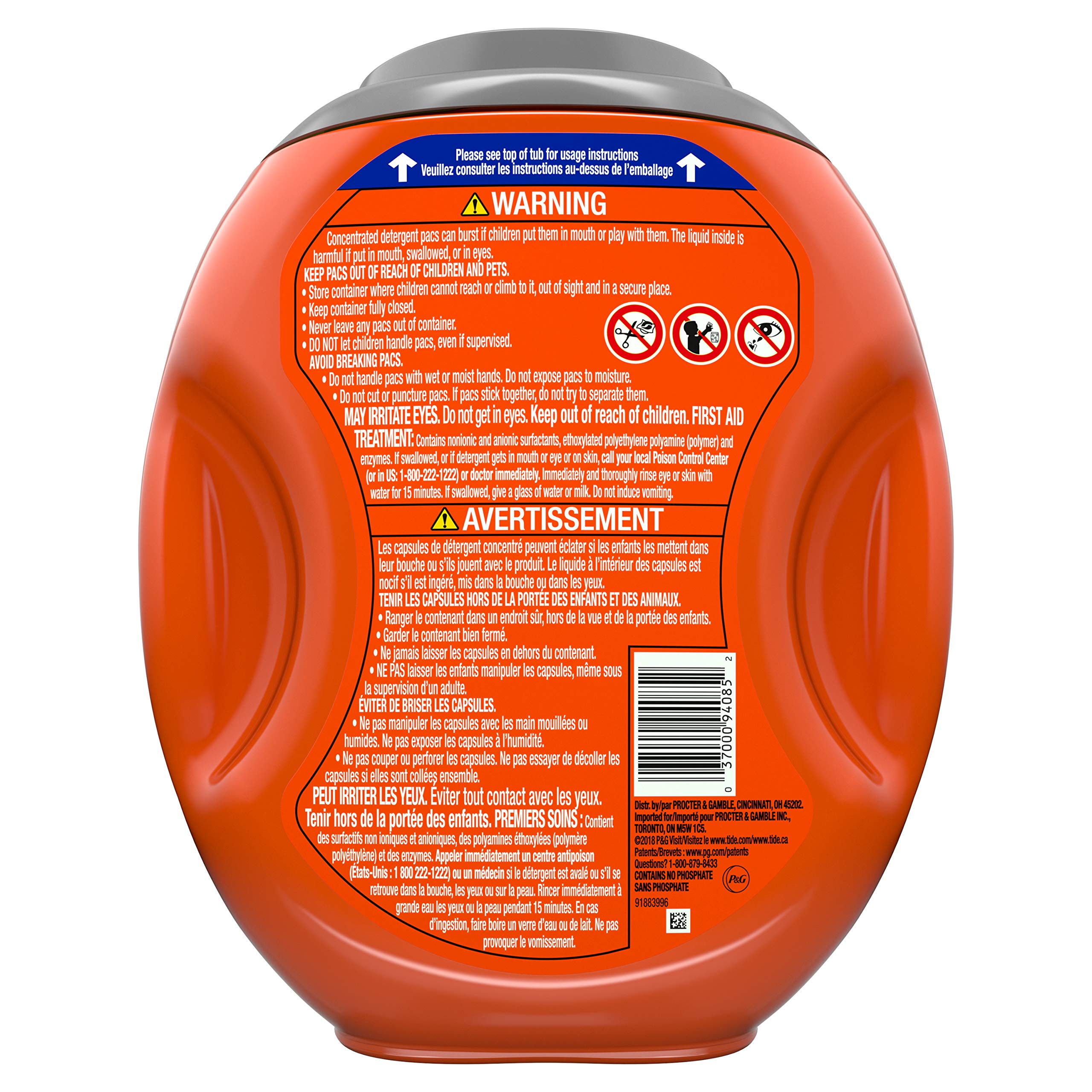 Tide PODS 4 in 1 with Downy, Laundry Detergent Soap PODS, April Fresh Scent, 73 Count, Packaging May Vary