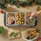 Progress 3 Pan Buffet Server 300W Food Warmer Bain Marie Portable view 3