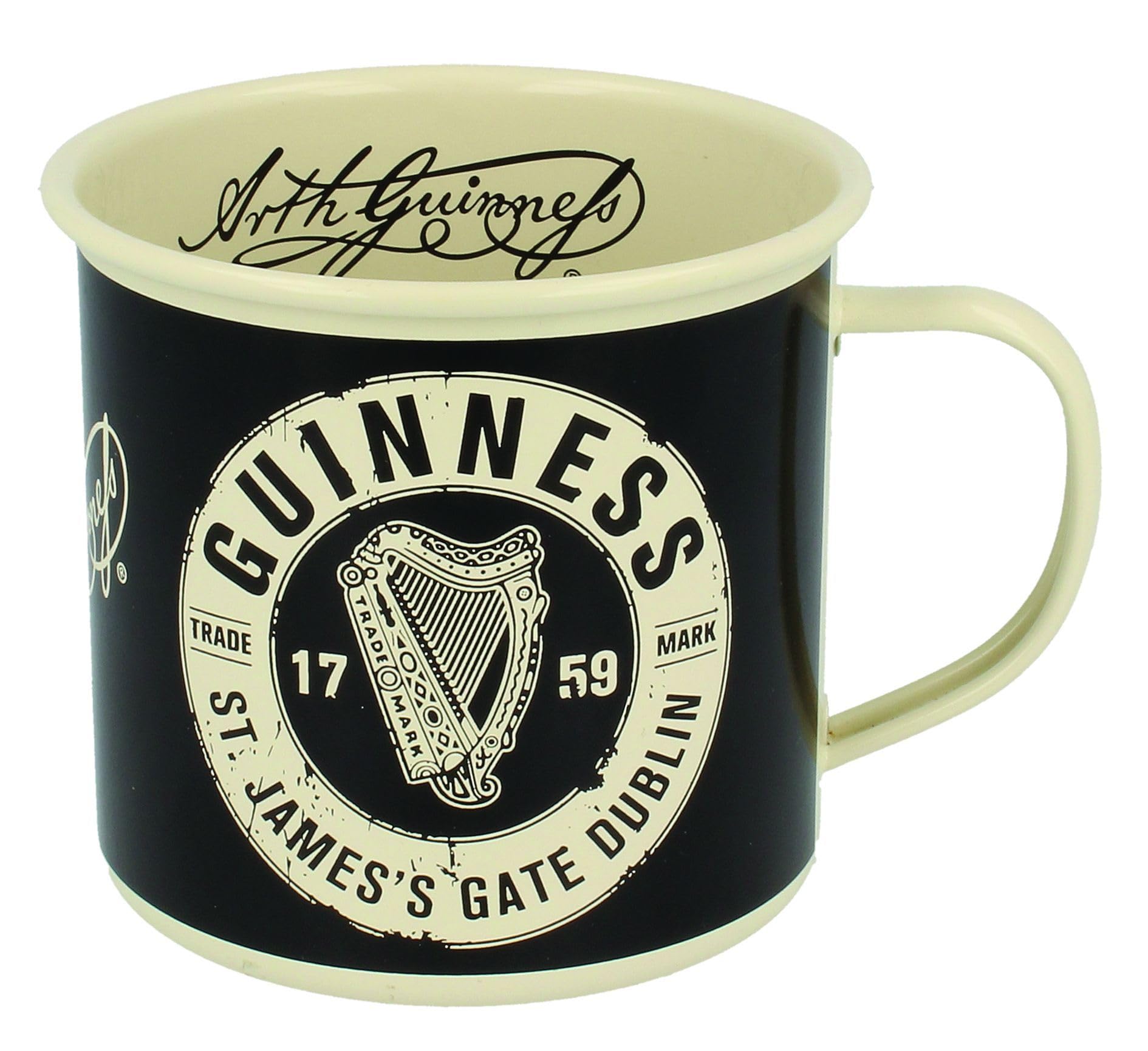 Shamrock Gift Company - Guinness - Cream Label Enamel Mug