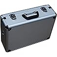 Vestil CASE-1814 Rugged Textured Carrying Case with Rounded Corners. 14" Length, 18" Width, 6" Height, Silver