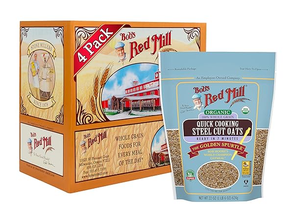 BOB’S RED MILL ORGANIC QUICK COOKING STEEL CUT...