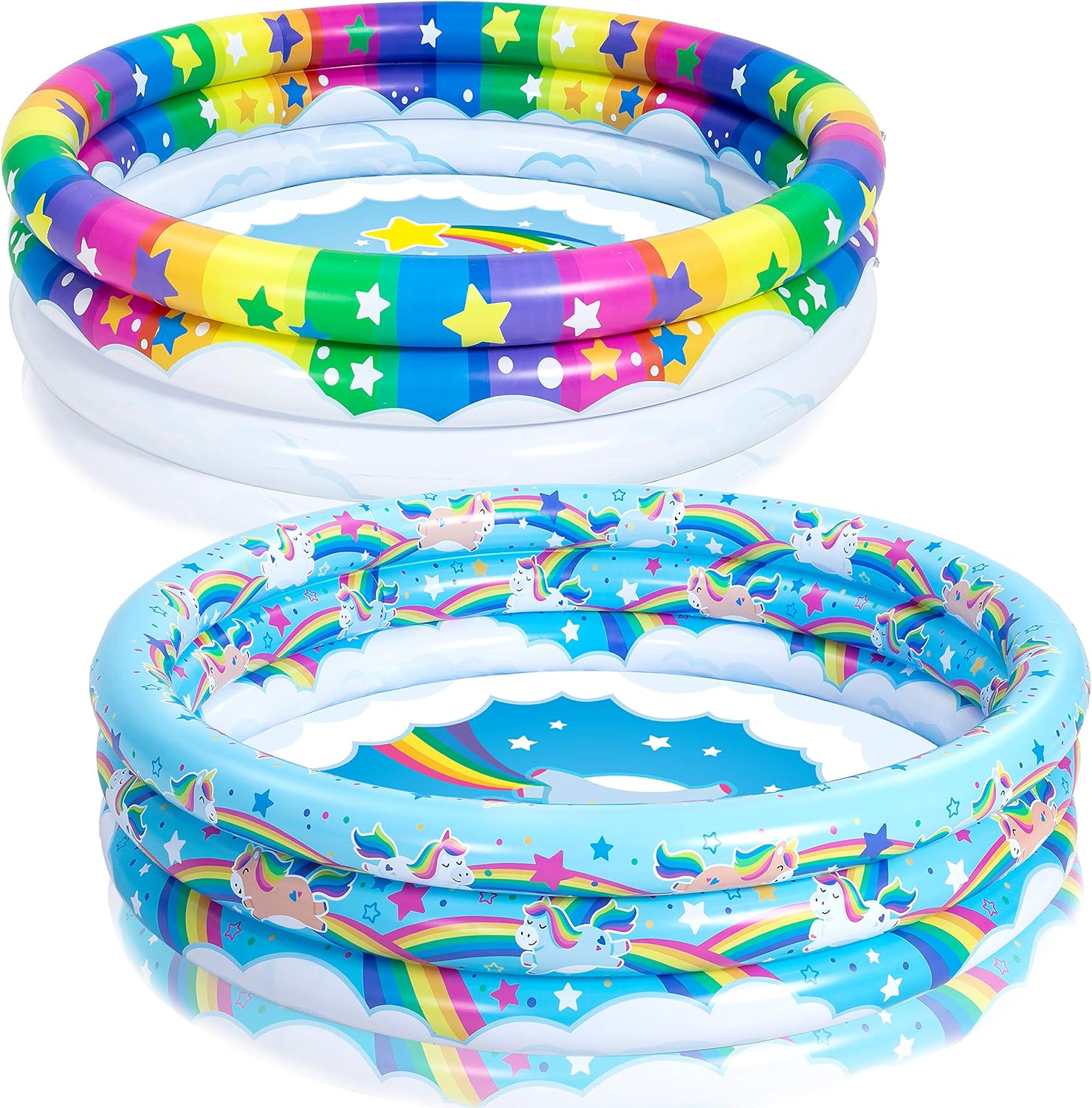 3 ring inflatable pool