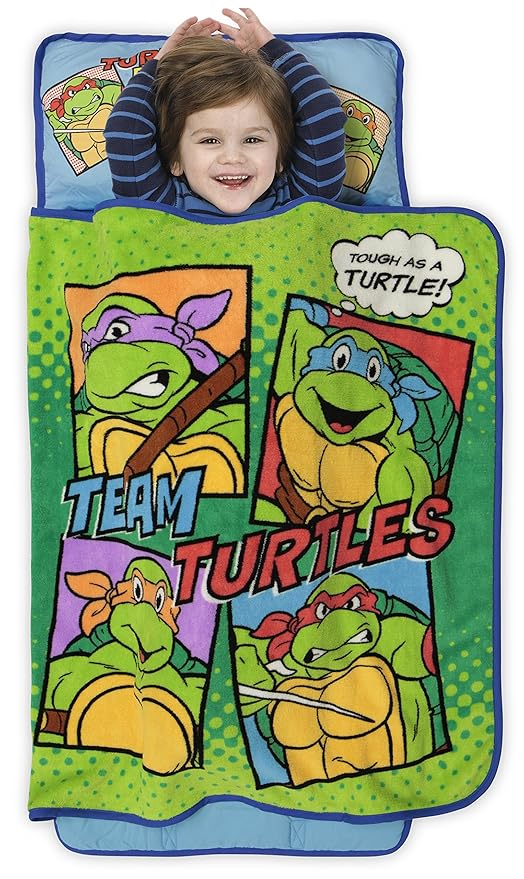 Buy Teenage Mutant Ninja Turtles Toddler Nap Mat Includes Pillow