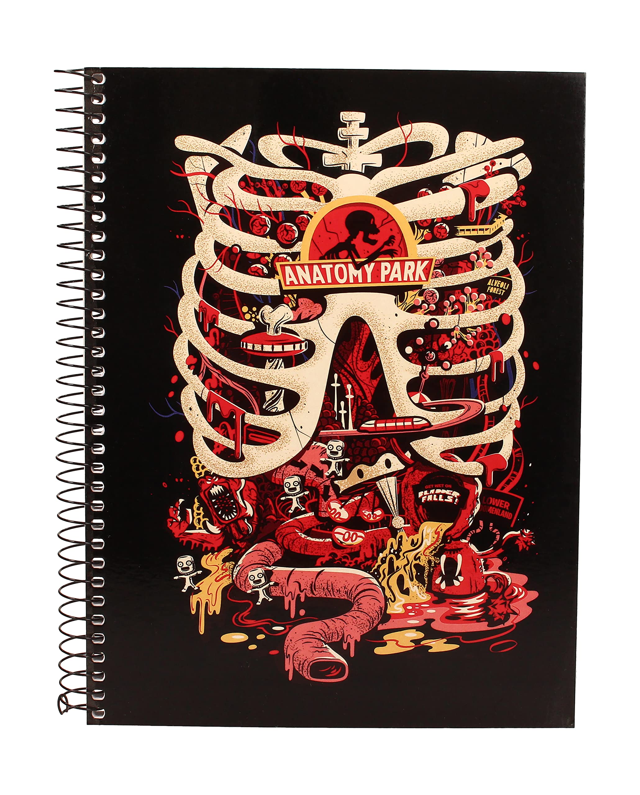 SD TOYS Anatomy Park Rick and Morty Spiral Notebook