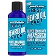 Just For Men The Best Beard Oil Ever, Supports Growth, Made with Vitamin E, Eucalyptus, Rosemary, and Jojoba Oil, Smoothes and Softens without clogging pores, Light & Nongreasy, 1 Fl Oz