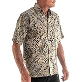 Johari West Jungle Sand Cotton Hawaiian Batik Shirt