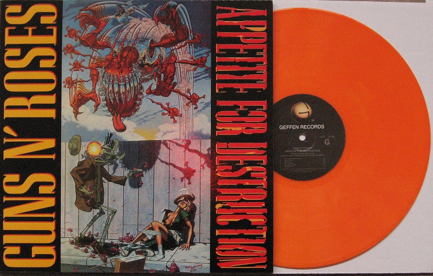 - GUNS N' ROSES "Appetite for Destruction" 180 GRAM COLOR VINYL LP NEW