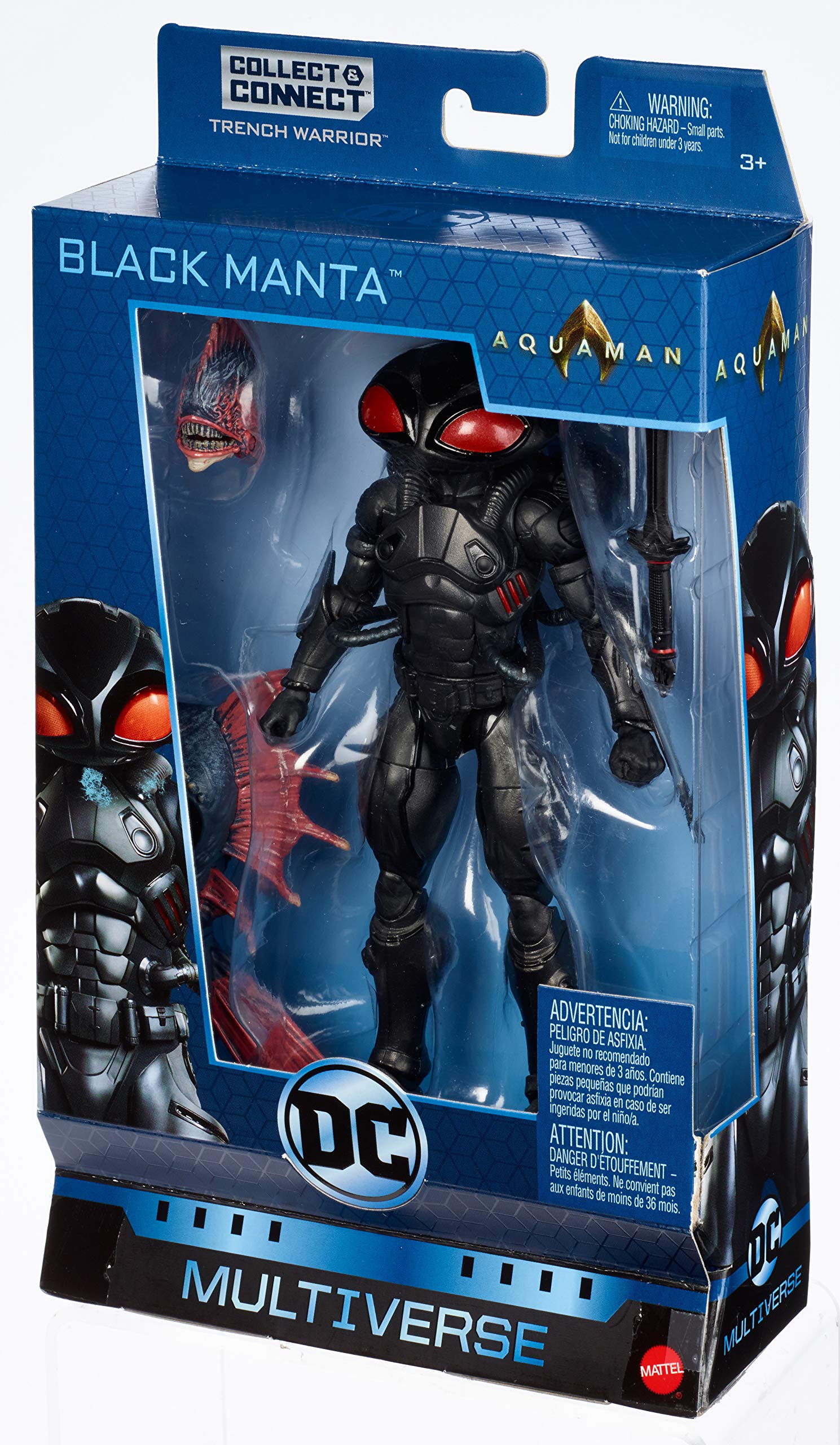 Mattel Aquaman 2018 Dc Comics Multiverse 6 Inches Action Figure Black
