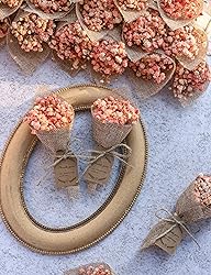 20-Piece set Mini Magnet Dried Flowers Bouquet for