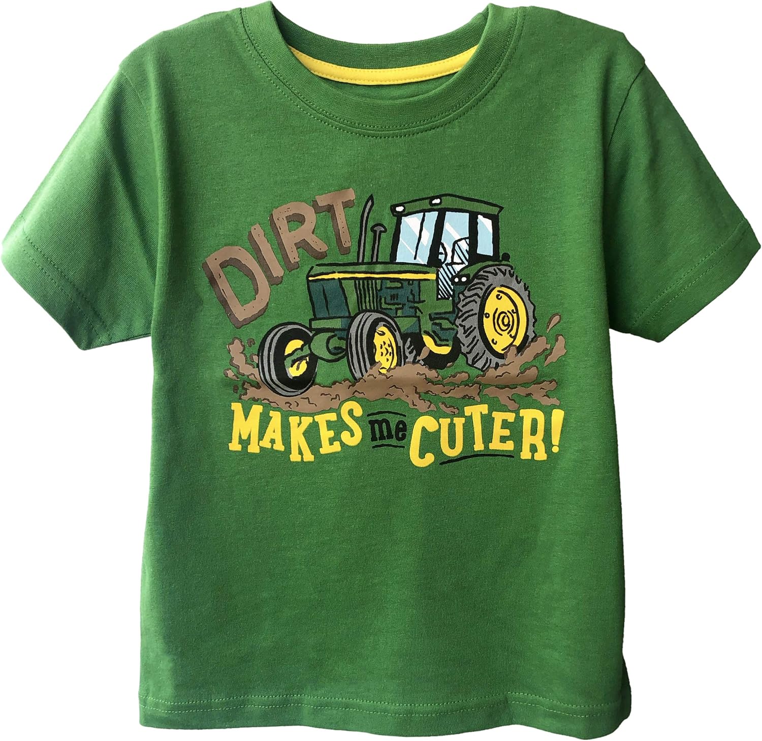 John Deere Boys' Short Sleeve Tee Shirt, Tractor Green, 2T Amazon.co