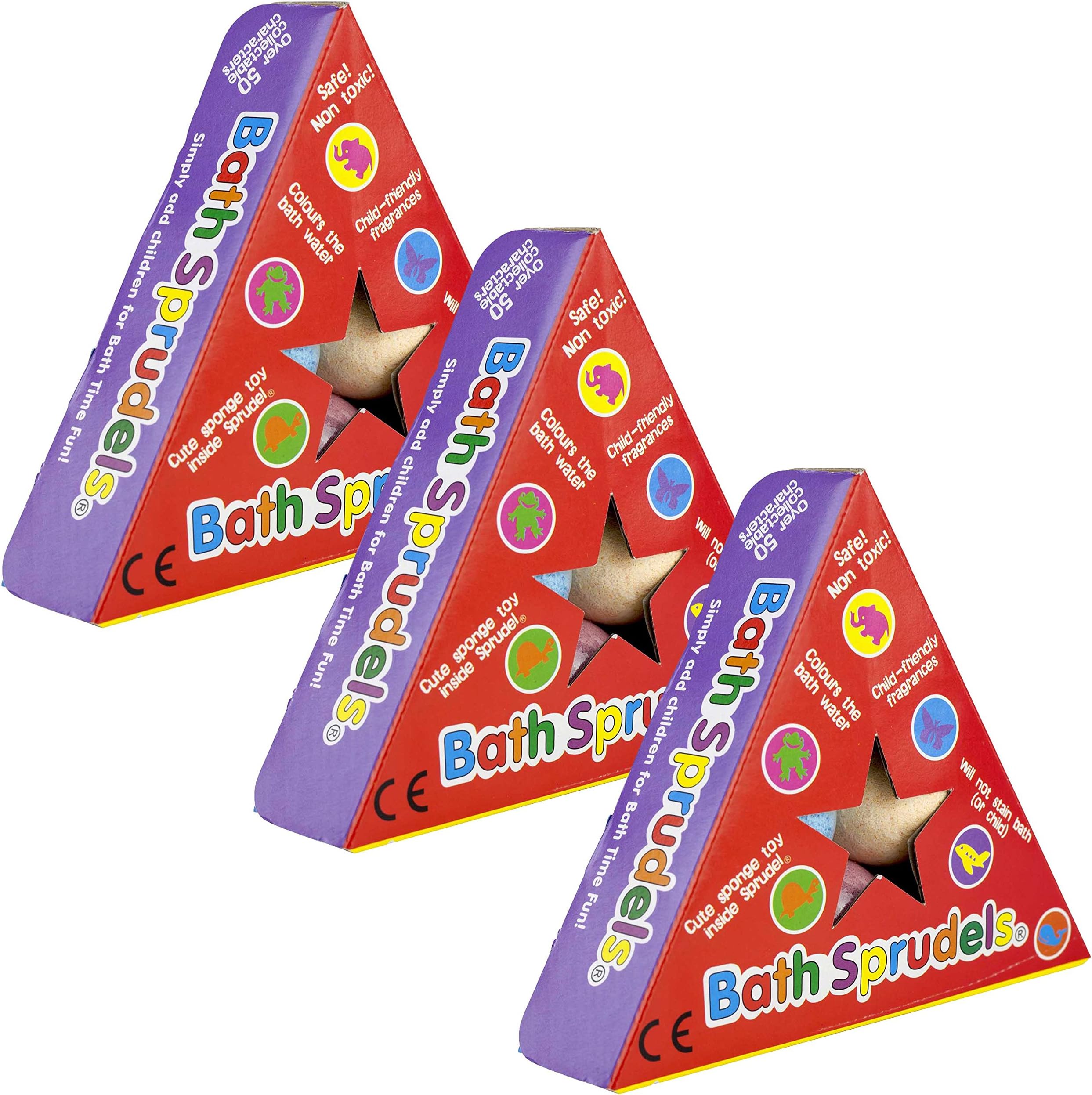 The Bean People Bath Sprudel Fizzy Bombs with Secret Sponge Toy - 18pc Multipack