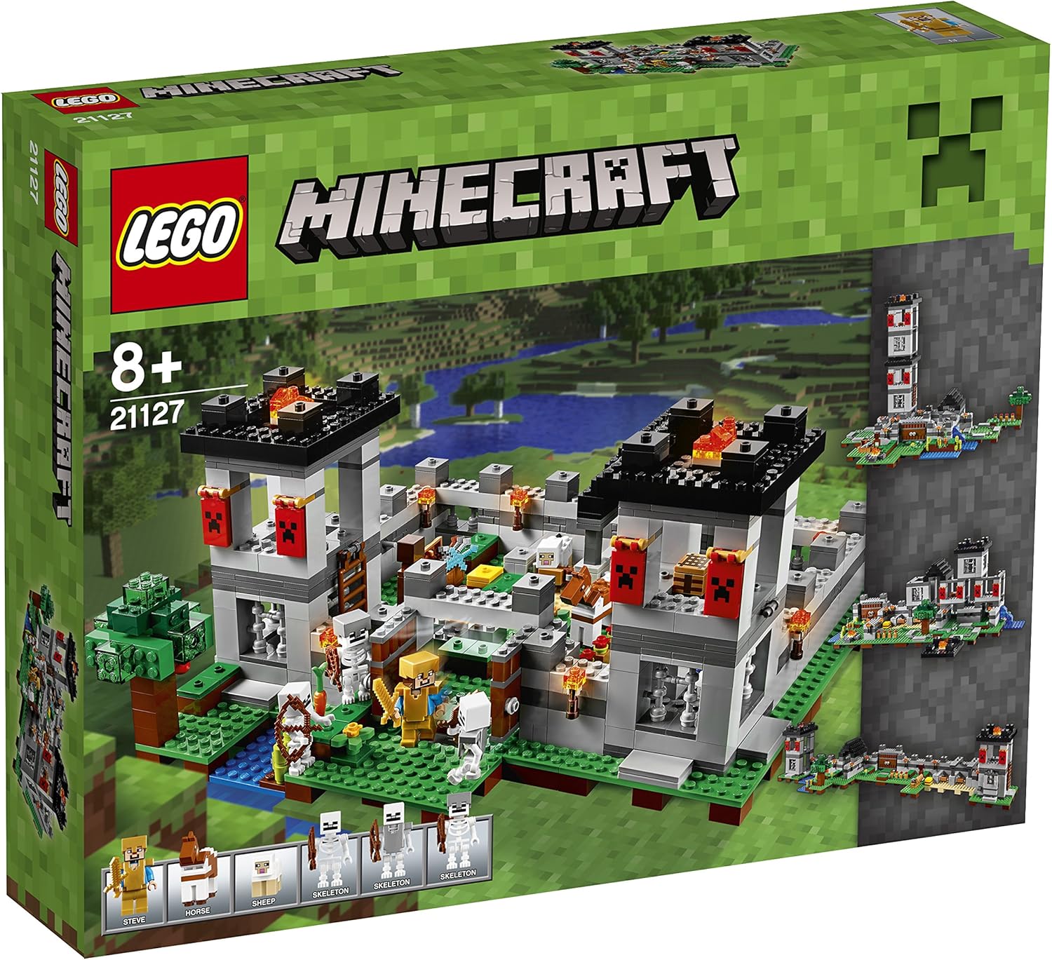 Lego Minecraft Die Festung Amazon De Spielzeug
