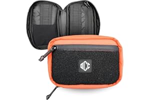 DAILYCARRYCO. DAILYCARRYCO EDC Pouch Organizer - Everyday Carry Pouch - Pocket Organizer, Tool Pouch with Multiple Pockets, Pouch for Every Day Carry - Small Pocket Tool Pouch for Men - Essential EDC Gear