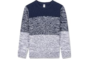 BOBOYOYO Boys Christmas Sweater 100% Cotton Kids Ugly Holiday Pullover Fair Isle Sweater Children for 3-12 Years