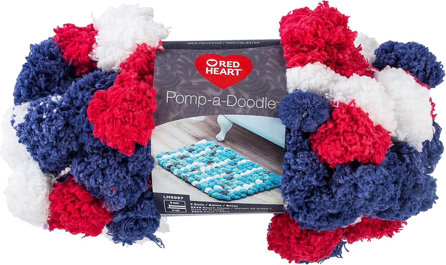 Red Heart PompaDoodle Yarn, Americana