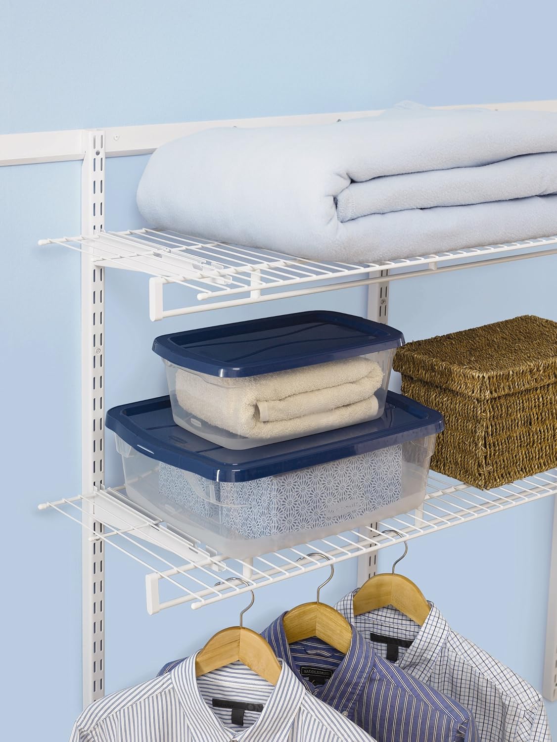 Rubbermaid Fasttrack Closet Dandk Organizer