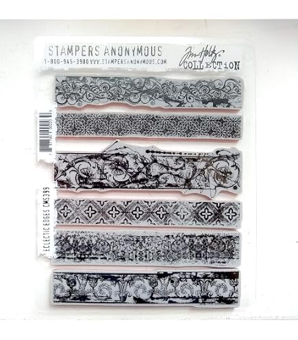 Tim Holtz The Professor Cling Stamp - Red Rubber Craft Stamp For Scrapbooking & Card Making