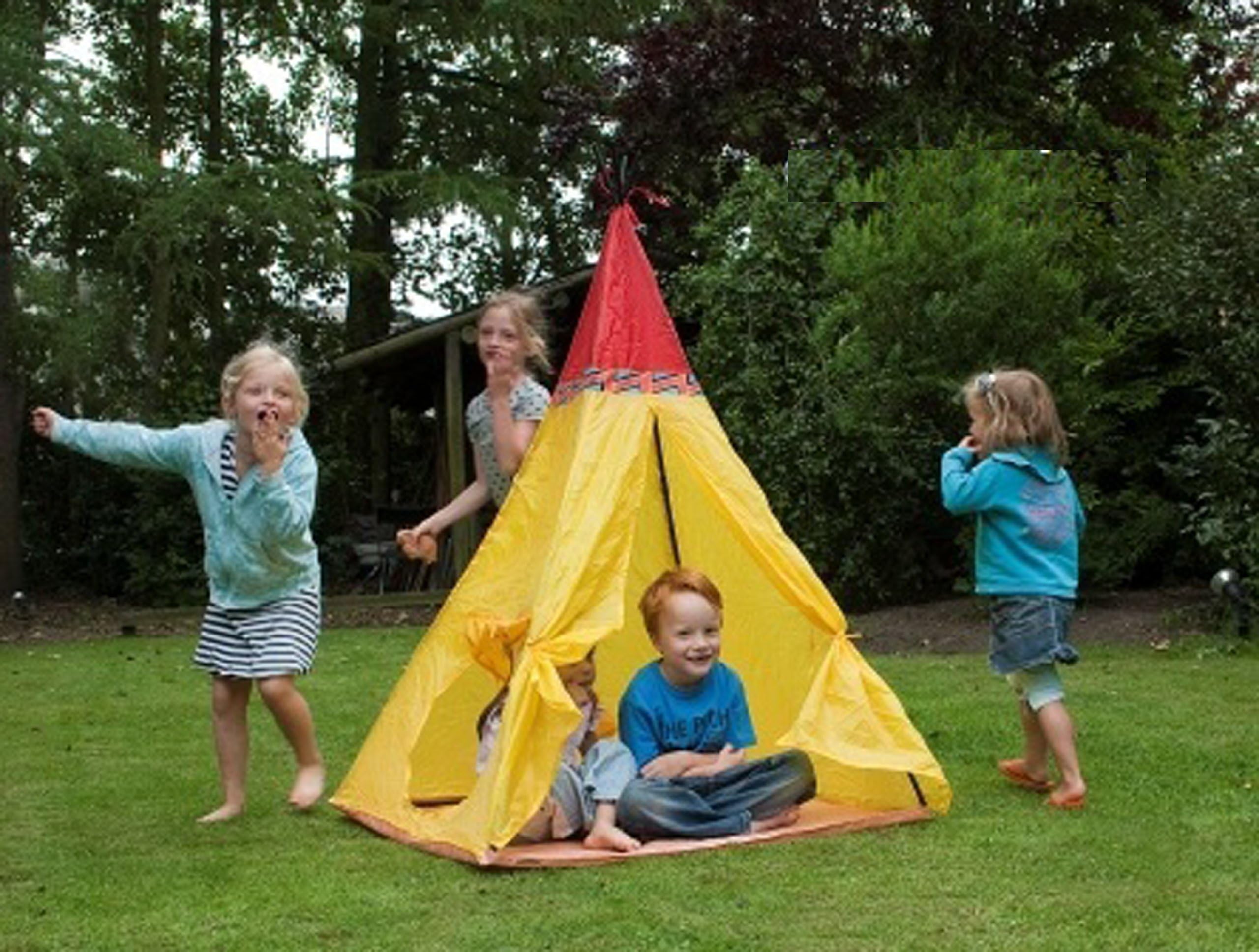Childrens Kids Wigwam Teepee Indian Outdoor Play Wendy House Tent Den Toy