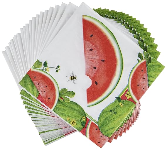 Paperproducts Design 20Pack Watermelon Paper Cocktail Napkins Amazon