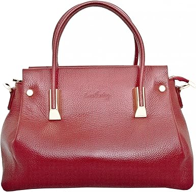 dark red shoulder bag