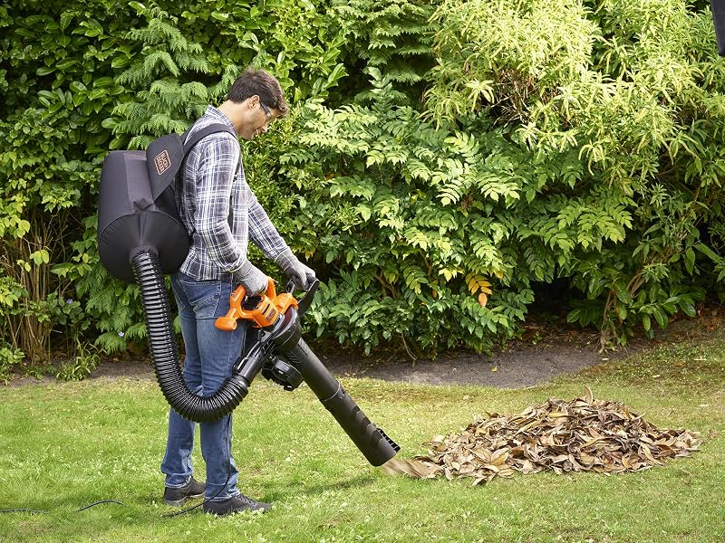 BEBLV290 Aspirador Soprador e Triturador de Folhas 2.900W com Velocidade Variável de 230-390 km/h