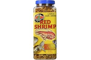 Zoo Med Sun Dried Large Red Shrimp, 5-Ounce