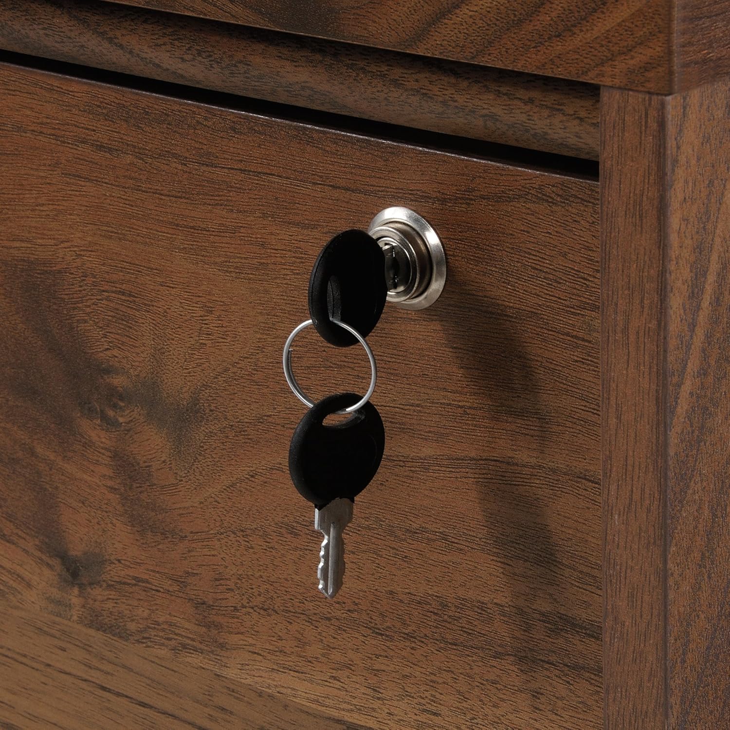Sauder Clifford Place Lateral File, Grand Walnut finish: Furniture & Decor