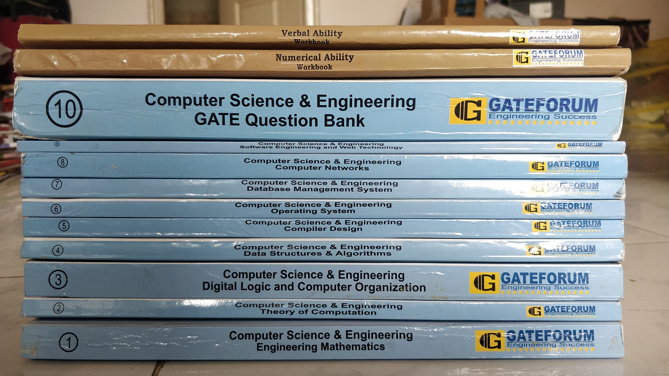 Amazon In Buy Gate Forum Computer Science Engineering Study Material Set Of 6 Books Book Online At Low Prices In India Gate Forum Computer Science Engineering Study Material Set Of 6 Books