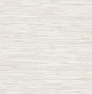 NuWallpaper NU2875 Grassweave Cream Peel and Stick Wallpaper