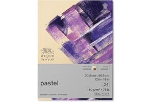 Winsor & Newton Professional Pastel Paper Pad, 12" x 16", 24 sheets, 160gsm, Earth Colors