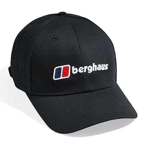 Berghaus Unisex Logo Recognition Cap | Adjustable, Black/Black, ONESZ
